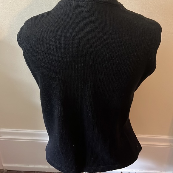 Black beaded Vest - Picture 3 of 5